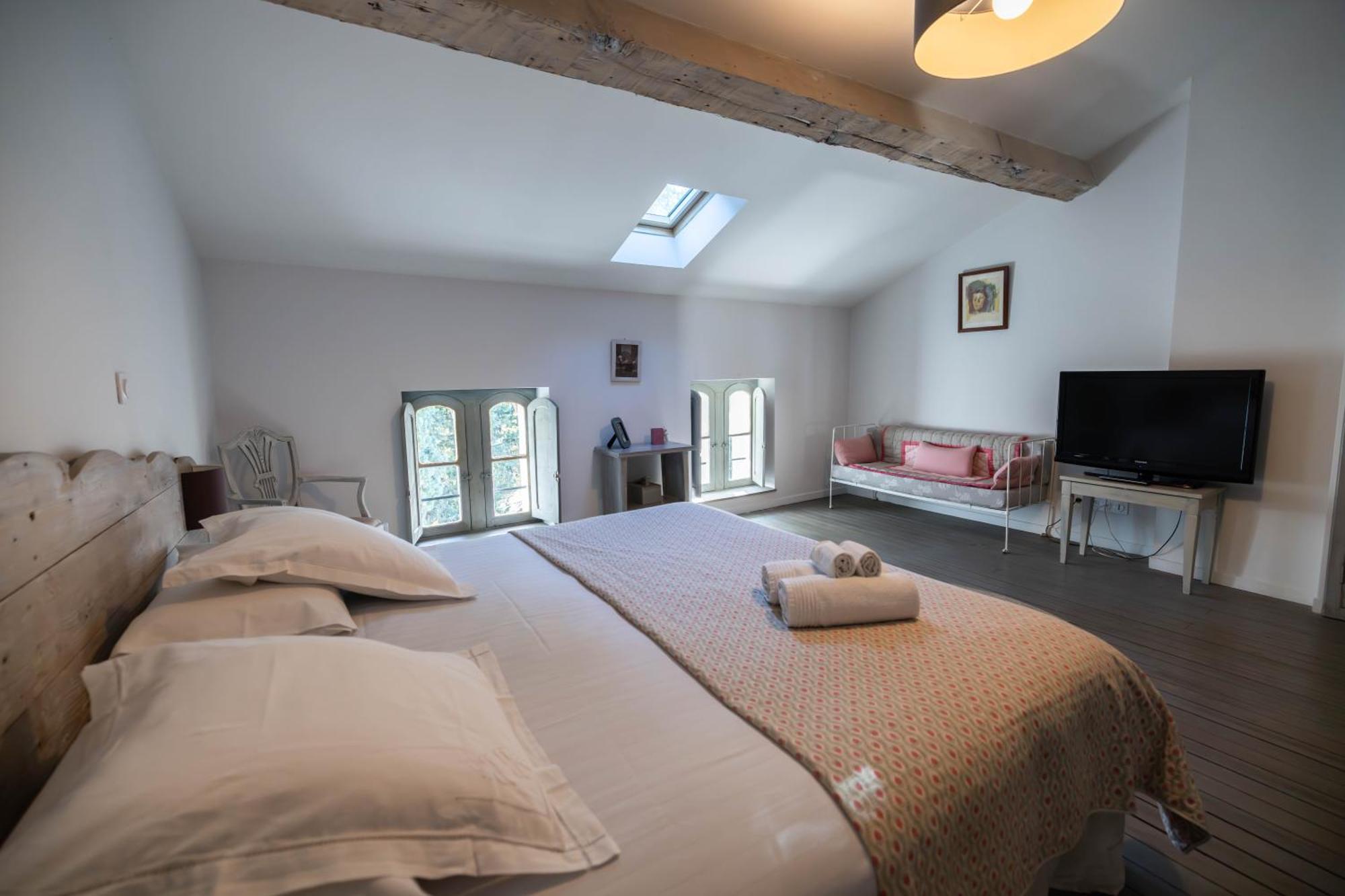 Domaine Castell De Bles Bed & Breakfast Saint-Génis Rom bilde